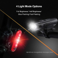 Outdoor IP65 Waterproof Super Bright usb Rechargeable Bike Rear Light Bicycle Tail light